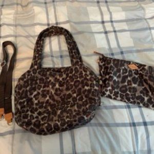 Leopard Medium Sutton MZ Wallace bag